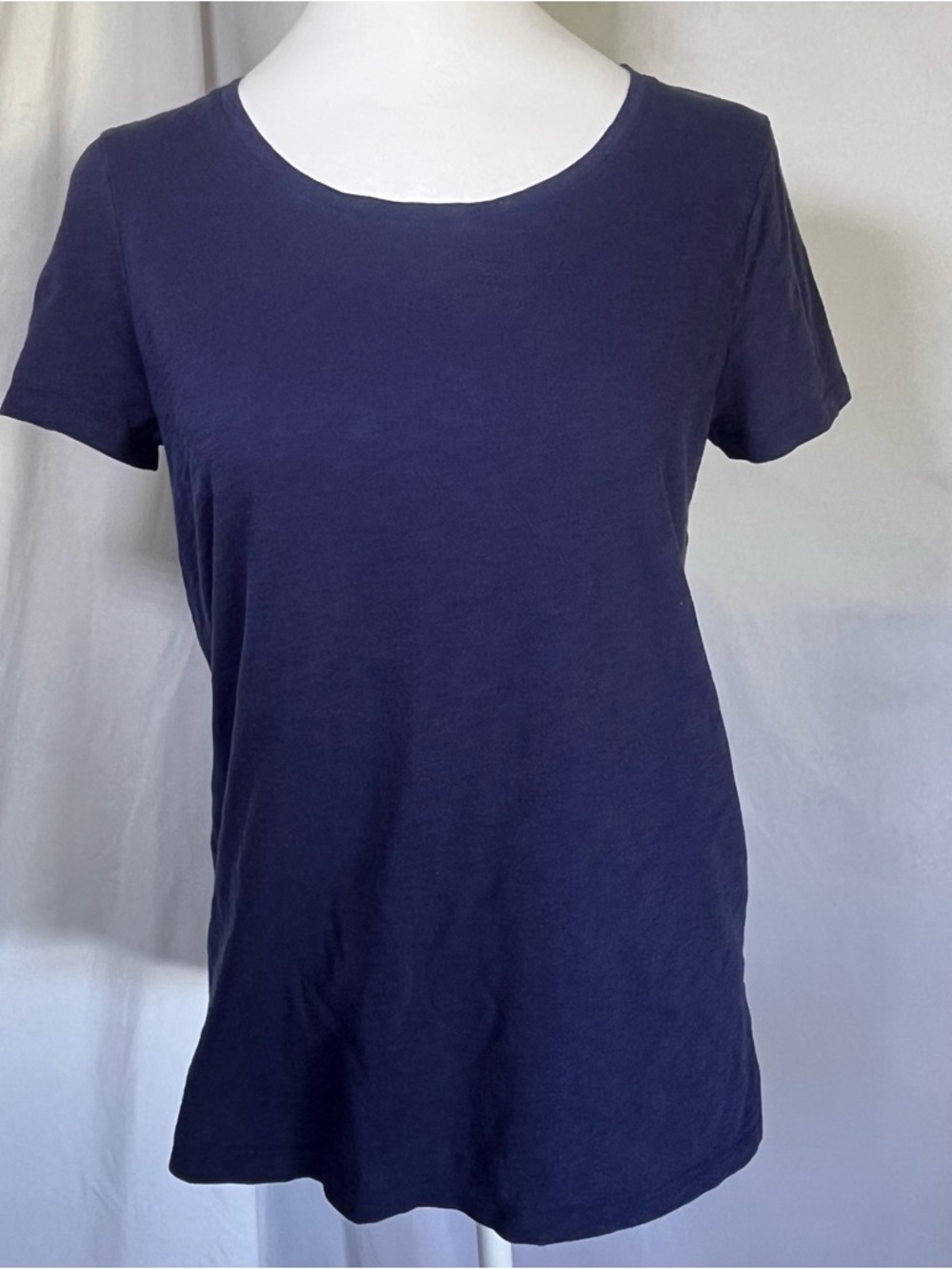 Lilly Pulitzer Short Sleeve Crewneck‎ T-shirt True Navy Sml Everyday Lightweight